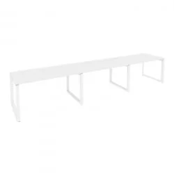 Рабочая станция на О-образном м/к ОНИКС О.МО-РС-3.3.8 Белый Бриллиант / ONIX O.MO-RS-3.3.8