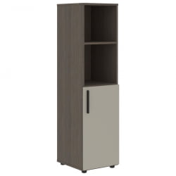 Шкаф-колонка с глухой малой дверью (правый) ВЕЛИОН ВМCС 40.5 Р Аметист Дуб Сильвер / VELION VMCS R