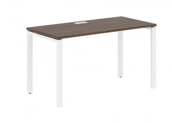 Стол письменный ЕДИС ЕУСТ 1367 Дуб Денвер темный Белый / EDIS EUST