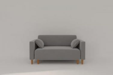 Диван прямой Урвик (Берхоусе) Цвет фасада: Левис 02 велюр; Тип: Прямой; Материал фасада: Металл/Велюр / (Berhouse)