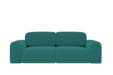 Диван прямой Сунне (Берхоусе) Цвет фасада: Азур рогожка; Тип: Прямой; Материал фасада: Микророгожка / (Berhouse)