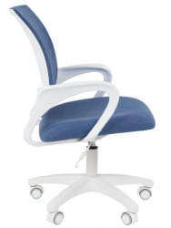 Детское кресло CХАИРМАН ТИН (КИДС) 103 белый пластик БАРНИ (БАРНИ) Морской / CHAIRMAN (KIDS) (BARNI)