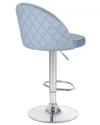 Стул барный ДОБРИН МИЛАНА (пудрово-голубой велюр (МДЖ9-74)) 2 шт / DOBRIN MILANA (MJ9-74))
