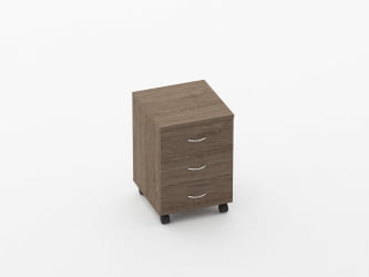 Тумба подкатная с 3-мя ящиками Твин 14.10.10 Дуб Верцаска / Twin