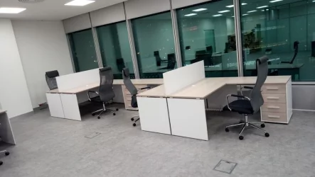 Тумба приставная Дека 9.05.10 Дуб Сантана светлый/Белый / Deka