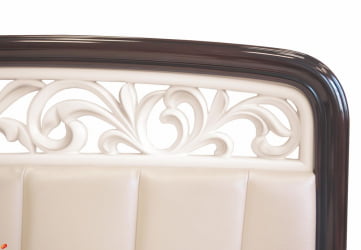 Комплект мебели для спальни Катрин №04 Дуб венге Белый песок Санчо крем Браун вуд