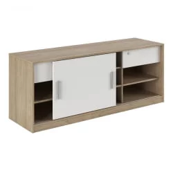 Тумба с дверями АСТИ АСТ33921021 Вяз Белый / ASTI AST33921021