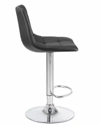 Стул барный ДОБРИН ТАИЛОР экокожа Черный / DOBRIN TAILOR
