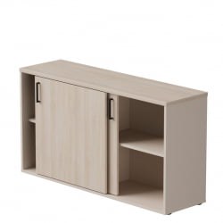 Шкаф-купе низкий Еверпроф ЕВО 254Н001 Дуб Соната Кашемир / Everprof EVO