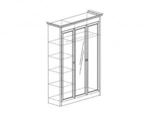 Шкаф 3-дверный Флоренция 671 Дуб гарвард