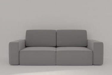 Диван прямой Сунндал (Берхоусе) Цвет фасада: Левис 04 велюр; Тип: Прямой; Материал фасада: Металл/Велюр / (Berhouse)