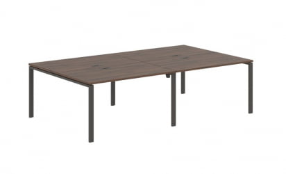 Бенч-система 4-местная ЕДИС ЕУВСТ 2716 Дуб Денвер темный Мокко / EDIS EUWST