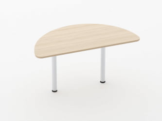 Приставка-полукруг для двух столов Глассй 2.18 Туя / Glassy