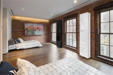 Поворотный шкаф в черном глянцевом стекле Драйв Шелф (левый) Беленый дуб