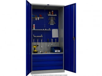 Шкаф инструментальный ТC-1995-041030 Серо-синий / TC-1995-041030