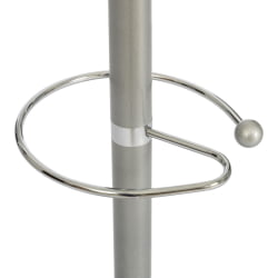 Вешалка Бара (мод. ГХ-8606) металл/хром/мрамор, 37 кс 37 кс 175 см, вхите (белый) / грей (серый) / Bara (mod. GH-8606) x x white grey