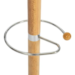 Вешалка Ханами (мод. ГХ-8617) дерево/хром/мрамор, 37 кс 37 кс 175 см, Вхите (Белый) / Натурал (натуральный) / Hanami (mod. GH-8617) x x White Natural