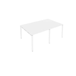 Переговорный стол (2 столешницы) Метал Сйстем Б.ПРГ-2.1 Белый / Metal System