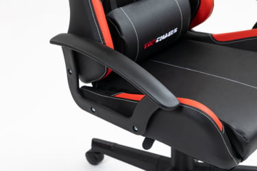 Кресло спортивное ТопЧаирс Вйверн черно-красный / TopChairs Wyvern