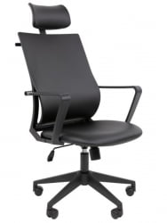 Кресло руководителя Чаирман 545 экокожа Черный / Chairman