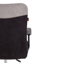 Компьютерное кресло ФЛЙ флок , серый/черный, 29/35 / FLY