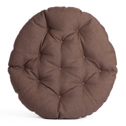 Кресло CЛОУДЕ ХОМЕ рогожка/металл, 97х98х90-96см, коричневый, 3М7-147 / CLOUDE HOME