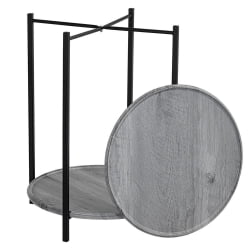 Круглый стол БеаутйСтйле 21 Орех гикори грай / BeautyStyle gray