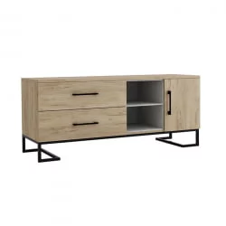 ТВ тумба Лофт (ТВ) Дуб натур/Бетон / Loft