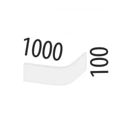 Радиусный цоколь 1 м ЦП 01.100