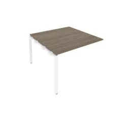 Проходной наборный элемент переговорного стола Метал Сйстем Б.ППРГ-2 Вяз/Белый / Metal System