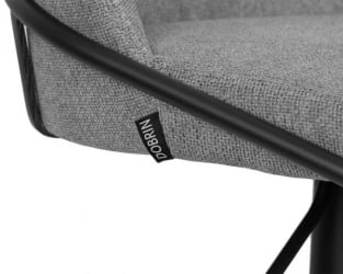 Стул барный ДОБРИН ОЛИВЕР (серая ткань (ФЛЙ1347-17)) 2 шт / DOBRIN OLIVER (FLY1347-17))