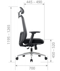 Кресло руководителя CХАИРМАН 581 Черный / CHAIRMAN