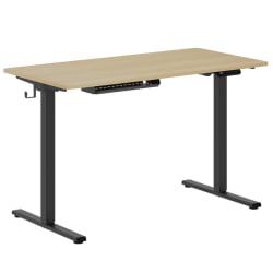 Стол подъемный электрический КСТЕН-УП АТ-002 Дуб светлый/черный / XTEN-UP AT-002