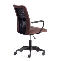 Компьютерное кресло СТАФФ флок/ткань, коричневый/черный, 6/В-11 / STAFF 6/W-11