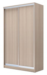 Двустворчатый гардеробный шкаф Хит-24-14-11 Ясень шимо светлый