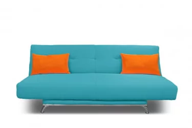 Диван МАНГО 2 (2 категория) Бирюзовый Оранжевый / MANGO