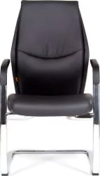 Кресло для посетителя CХАИРМАН Виста (ВИСТА) В (В) эко Черный / CHAIRMAN (VISTA) (V)