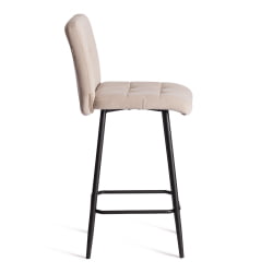 Полубарный стул Медео/Медео велюр, бежевый, 7, 42х56х102 см / Medeo/Медео
