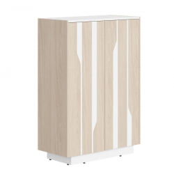 Шкаф средний Лине СФ-574202 Дуб светлый Белый / Line