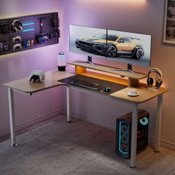 Стол письменный (для компьютера) угловой ЕУРЕКА ЕУРЕКА Л60Л-МВ, Мапле / EUREKA EUREKA L60L-MW, Maple