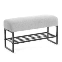 Банкетка Чарли Лукс/Чарли Люкс БО велюр/букле, ВТ шапе силвер / Charli Lux/Чарли VT shape silver