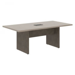 Стол для заседаний ВООД&СТОНЕ СФ-531101 Дрифтвуд Бетон Чикаго темный / WOOD&STONE