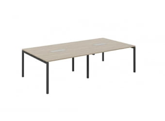 Стол переговорный Сигма СГ.276.ОД.44.АН Дуб темный Антрацит / Sigma SG.276.OD.44.AN