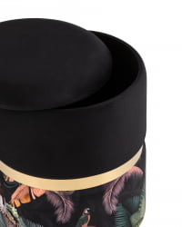 Пуф Кэрри с ящиком велюр Тропиc без ножек / Tropic