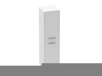 Шкаф 3 узкий закрытый, 2 двери Дека 10.16.12Пр Белый / Deka