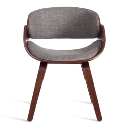 Стул ЛАНДО (мод.8036) дерево / ткань, 59х53х75 см, орех/серый, Аимкаса 28 / LANDO (mod.8036) Aimcasa