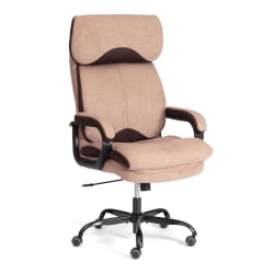 Кресло руководителя Дуке метал БЛ ткань, светло-коричневый, КУБ 03/ТВ-24 / Duke metal BL KUB 03/TW-24