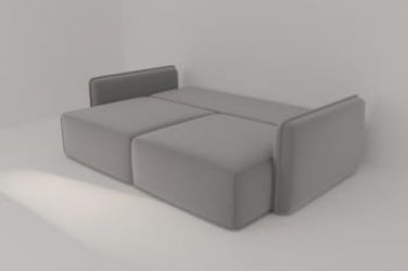 Диван прямой Сунне (Берхоусе) Цвет фасада: Левис 02 велюр; Тип: Прямой; Материал фасада: Металл/Велюр / (Berhouse)