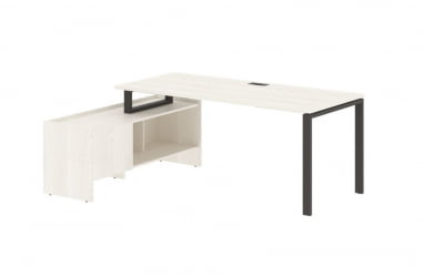 Стол с тумбой ЕДИС ЕУCТ 19814 Ясень Траун Мокко / EDIS EUCT