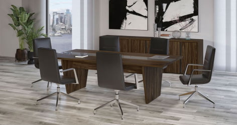 Кабинет для совещаний Корнер №4 Орех Лоренцо Графит / Corner